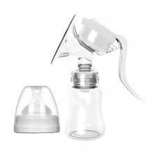 Pompa de san cu Biberon manuala, pentru alaptare si hranire naturala, Aspiratie reglabila, din silicon non toxic AK5027 Pompa de san cu Biberon manuala, pentru alaptare si hranire naturala, Aspiratie reglabila, din silicon non toxic AK5027